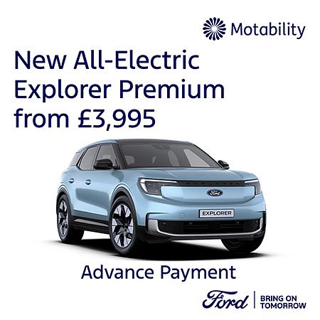 New Ford New All Electric Explorer Premium on Motability